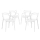 Modway Entangled Dining Set - Set of 4 | Dining Sets | Modishstore-17
