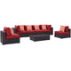 Modway Convene 7 Piece Outdoor Patio Sectional Set - EEI-2357 | Outdoor Sofas, Loveseats & Sectionals | Modishstore-20