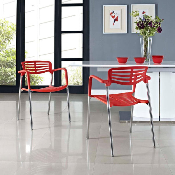 Modway Fleet Stacking Chair | Armchairs | Modishstore-12