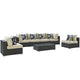 Modway Sojourn 7 Piece Outdoor Patio Sunbrella Sectional Set - EEI-2379 | Outdoor Sofas, Loveseats & Sectionals | Modishstore-17