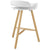 Modway Clip Bar Stool Set of 4 - White | Bar Stools | Modishstore-3