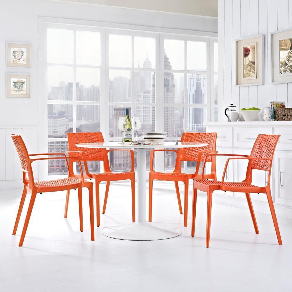 Modway Astute Dining Set - Set of 4 | Dining Sets | Modishstore-6
