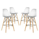 Modway Pyramid Dining Side Bar Stool - Set of 4 | Bar Stools | Modishstore-17