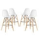 Modway Pyramid Dining Side Bar Stool - Set of 4 | Bar Stools | Modishstore-16