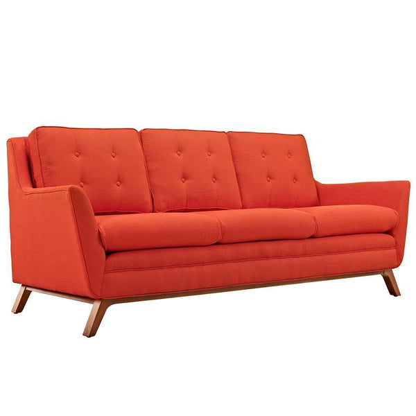 Modway Beguile Living Room Set Upholstered Fabric - Set of 3 | Sofas | Modishstore-28