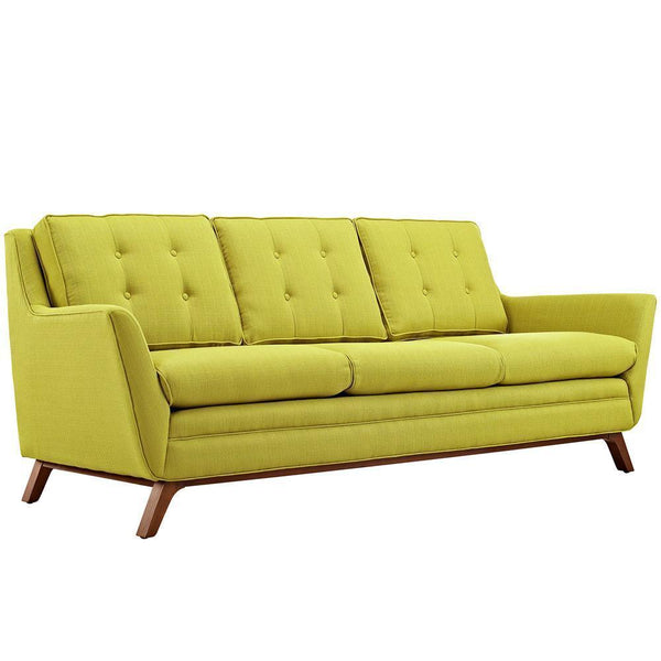 Modway Beguile Living Room Set Upholstered Fabric - Set of 3 | Sofas | Modishstore-20