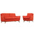 Modway Beguile Living Room Set Upholstered Fabric - Set of 2 - EEI-2432 | Sofas | Modishstore-5