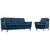 Modway Beguile Living Room Set Upholstered Fabric - Set of 2 - EEI-2433 | Sofas | Modishstore-12