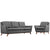 Modway Beguile Living Room Set Upholstered Fabric - Set of 2 - EEI-2433 | Sofas | Modishstore-14