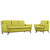 Modway Beguile Living Room Set Upholstered Fabric - Set of 2 - EEI-2433 | Sofas | Modishstore-24