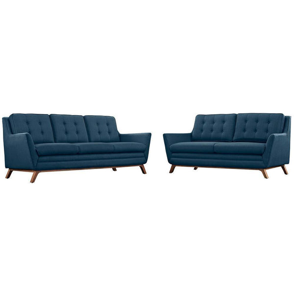 Modway Beguile Living Room Set Upholstered Fabric - Set of 2 - EEI-2434 | Sofas | Modishstore-8
