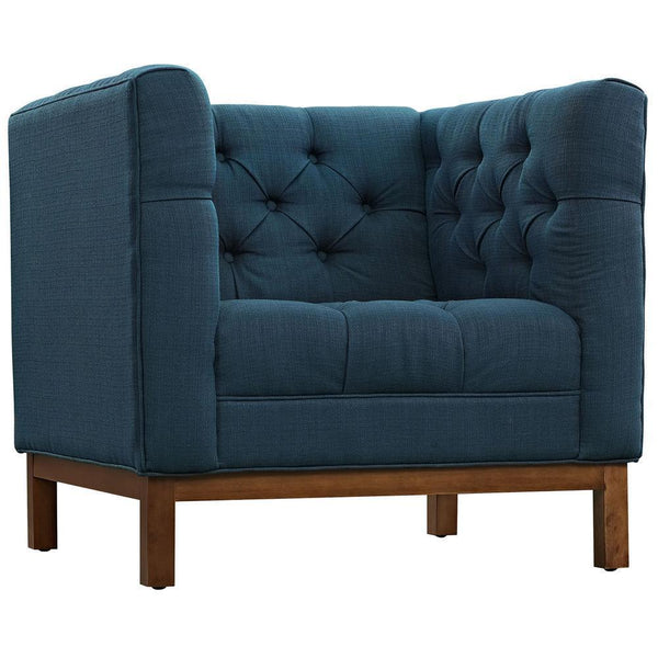 Modway Panache Living Room Set Upholstered Fabric - Set of 3 | Sofas | Modishstore-11
