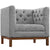 Modway Panache Living Room Set Upholstered Fabric - Set of 3 | Sofas | Modishstore-25