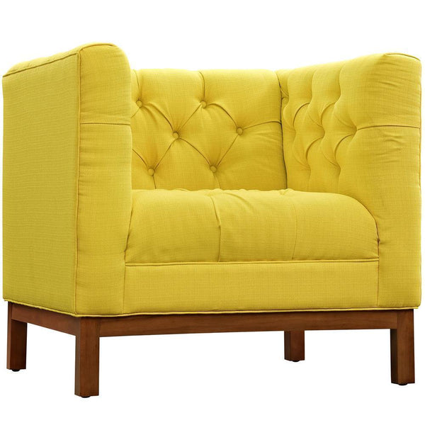 Modway Panache Living Room Set Upholstered Fabric - Set of 3 | Sofas | Modishstore-33