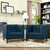 Modway Panache Living Room Set Upholstered Fabric - Set of 2 - EEI-2436 | Sofas | Modishstore-38