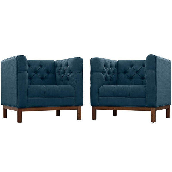 Modway Panache Living Room Set Upholstered Fabric - Set of 2 - EEI-2436 | Sofas | Modishstore-3