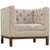 Modway Panache Living Room Set Upholstered Fabric - Set of 2 - EEI-2436 | Sofas | Modishstore-15