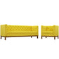 Modway Panache Living Room Set Upholstered Fabric - Set of 2 - EEI-2437 | Sofas | Modishstore-26