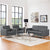 Modway Loft Living Room Set Upholstered Fabric - Set of 3 - EEI-2438 | Sofas | Modishstore-4