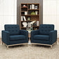 Modway Loft Armchairs Upholstered Fabric - Set of 2 | Armchairs | Modishstore-25