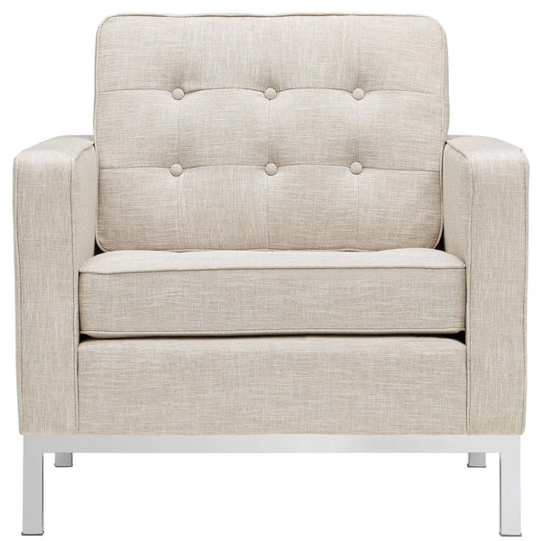 Modway Loft Armchairs Upholstered Fabric - Set of 2 | Armchairs | Modishstore-8