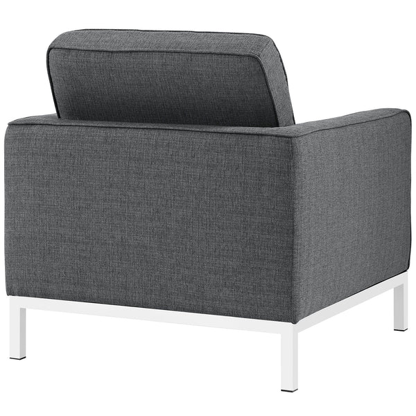 Modway Loft Armchairs Upholstered Fabric - Set of 2 | Armchairs | Modishstore-18