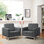 Modway Loft Armchairs Upholstered Fabric - Set of 2 | Armchairs | Modishstore-19