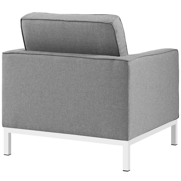 Modway Loft Armchairs Upholstered Fabric - Set of 2 | Armchairs | Modishstore-12