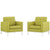 Modway Loft Armchairs Upholstered Fabric - Set of 2 | Armchairs | Modishstore-26