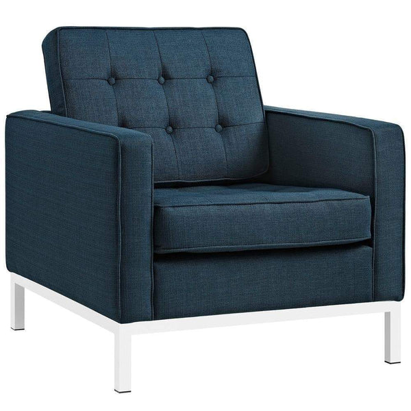 Modway Loft Living Room Set Upholstered Fabric - Set of 2 - EEI-2442 | Sofas | Modishstore-3