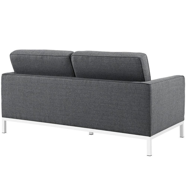 Modway Loft Living Room Set Upholstered Fabric - Set of 2 - EEI-2442 | Sofas | Modishstore-14