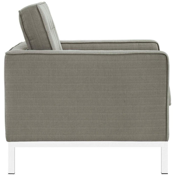 Modway Loft Living Room Set Upholstered Fabric - Set of 2 - EEI-2442 | Sofas | Modishstore-17