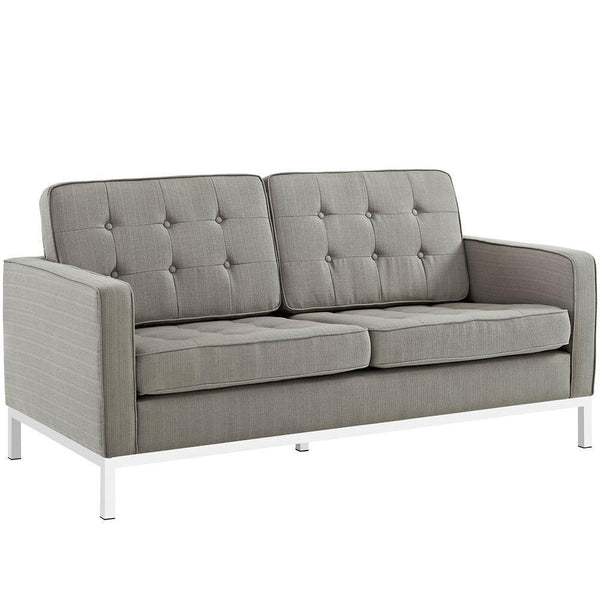 Modway Loft Living Room Set Upholstered Fabric - Set of 2 - EEI-2442 | Sofas | Modishstore-18