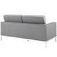 Modway Loft Living Room Set Upholstered Fabric - Set of 2 - EEI-2442 | Sofas | Modishstore-24