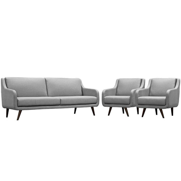 Modway Verve Living Room Set - Set of 3 | Sofas | Modishstore-24