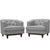 Modway Coast Armchairs - Set of 2 | Armchairs | Modishstore-10