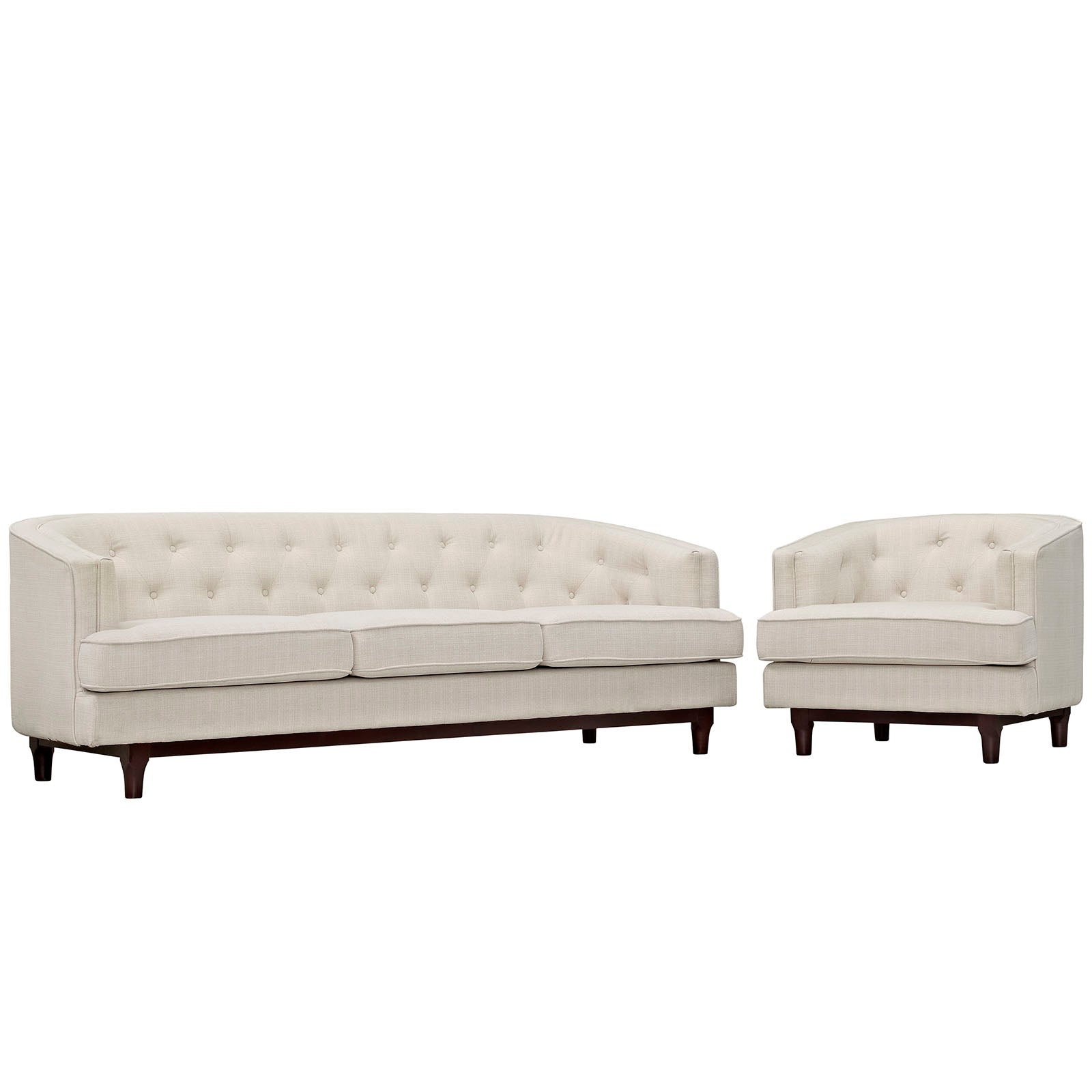Modway Coast Living Room Set - Set of 2 | Sofas | Modishstore-34