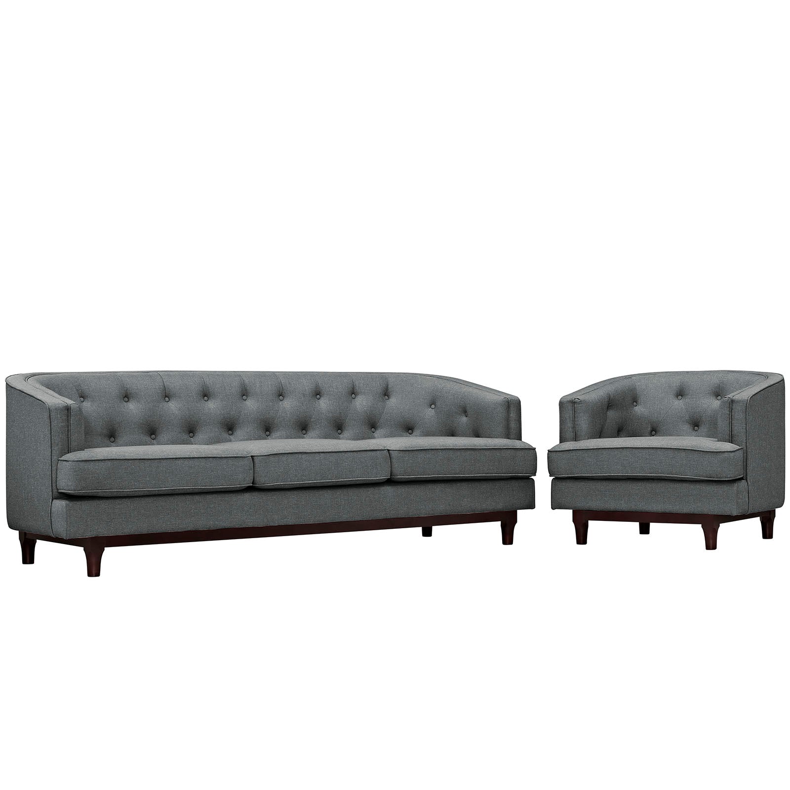 Modway Coast Living Room Set - Set of 2 | Sofas | Modishstore-33
