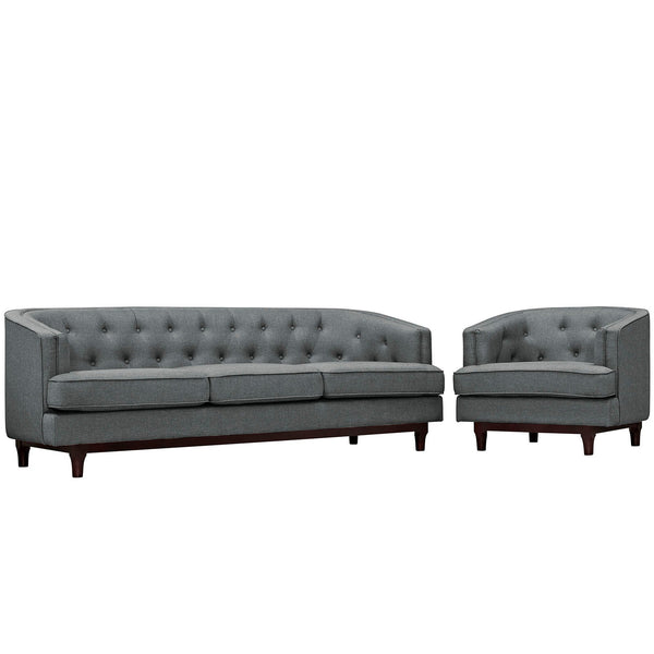 Modway Coast Living Room Set - Set of 2 | Sofas | Modishstore-33