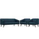 Modway Slide Living Room Set - Set of 3 | Sofas | Modishstore