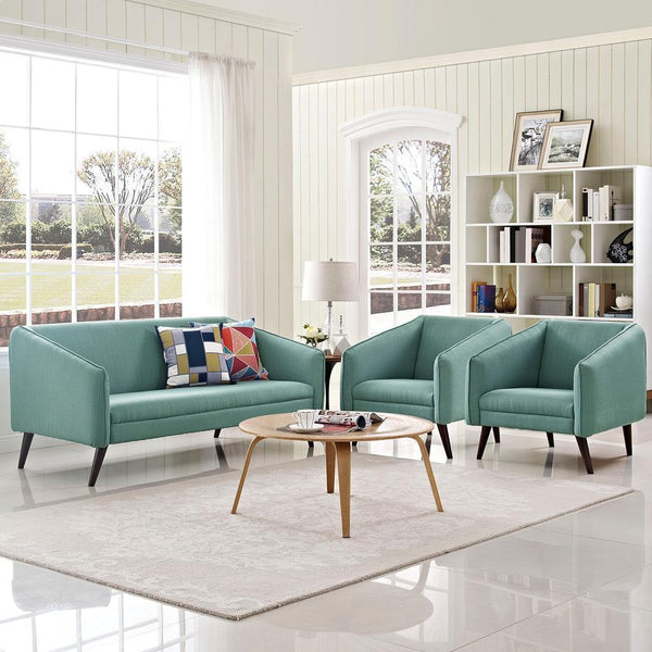 Modway Slide Living Room Set - Set of 3 | Sofas | Modishstore-24