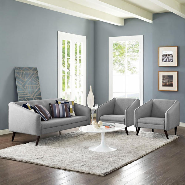 Modway Slide Living Room Set - Set of 3 | Sofas | Modishstore-29