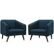 Modway Slide Armchairs - Set of 2 | Armchairs | Modishstore-25