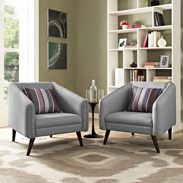 Modway Slide Armchairs - Set of 2 | Armchairs | Modishstore-24