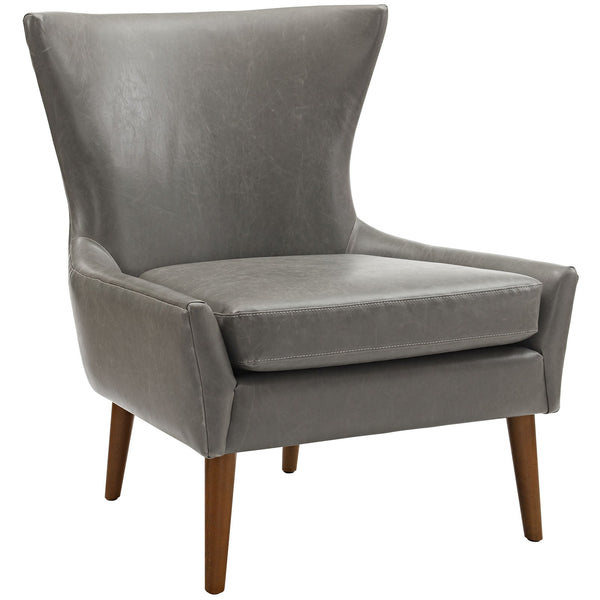 Modway Keen Vinyl Armchair | Armchairs | Modishstore-13