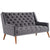 Modway Peruse Velvet Loveseat | Loveseats | Modishstore-18