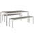 Modway Shore 3 Piece Outdoor Patio Aluminum Dining Set | Outdoor Dining Set | Modishstore-2