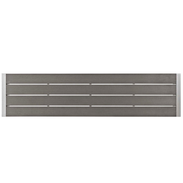 Modway Shore 3 Piece Outdoor Patio Aluminum Dining Set | Outdoor Dining Set | Modishstore-3