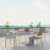Modway EEI-2481 Shore 5 Piece Outdoor Patio Aluminum Dining Set - Silver Gray | Dining Sets | Modishstore