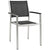 Modway EEI-2486 Shore 7 Piece Outdoor Patio Aluminum Dining Set - Silver Black | Dining Sets | Modishstore-5